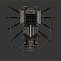 Robot Spider Robot Mecha Spider Science Fiction Spider Mechanical Spider Spider Battery Spider Tower Defense 3d model