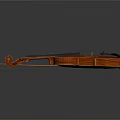 Handcrafted Wooden Violin Instrument With Classic Design And Bow For Music Enthusiasts