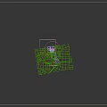 Aerial View Urban Planning with Tall Buildings Green Areas and Street Layout