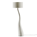 Quiet plaster fabric floor lamp 3d model