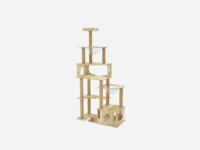 Modern Cat Climbing Rack Cat Climbing Ladder 3d model