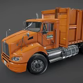 Garbage truck 3d model
