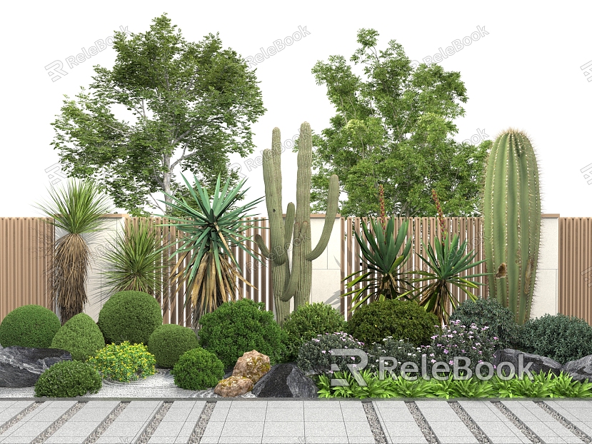 Modern Plant Shrub Plant Heap model