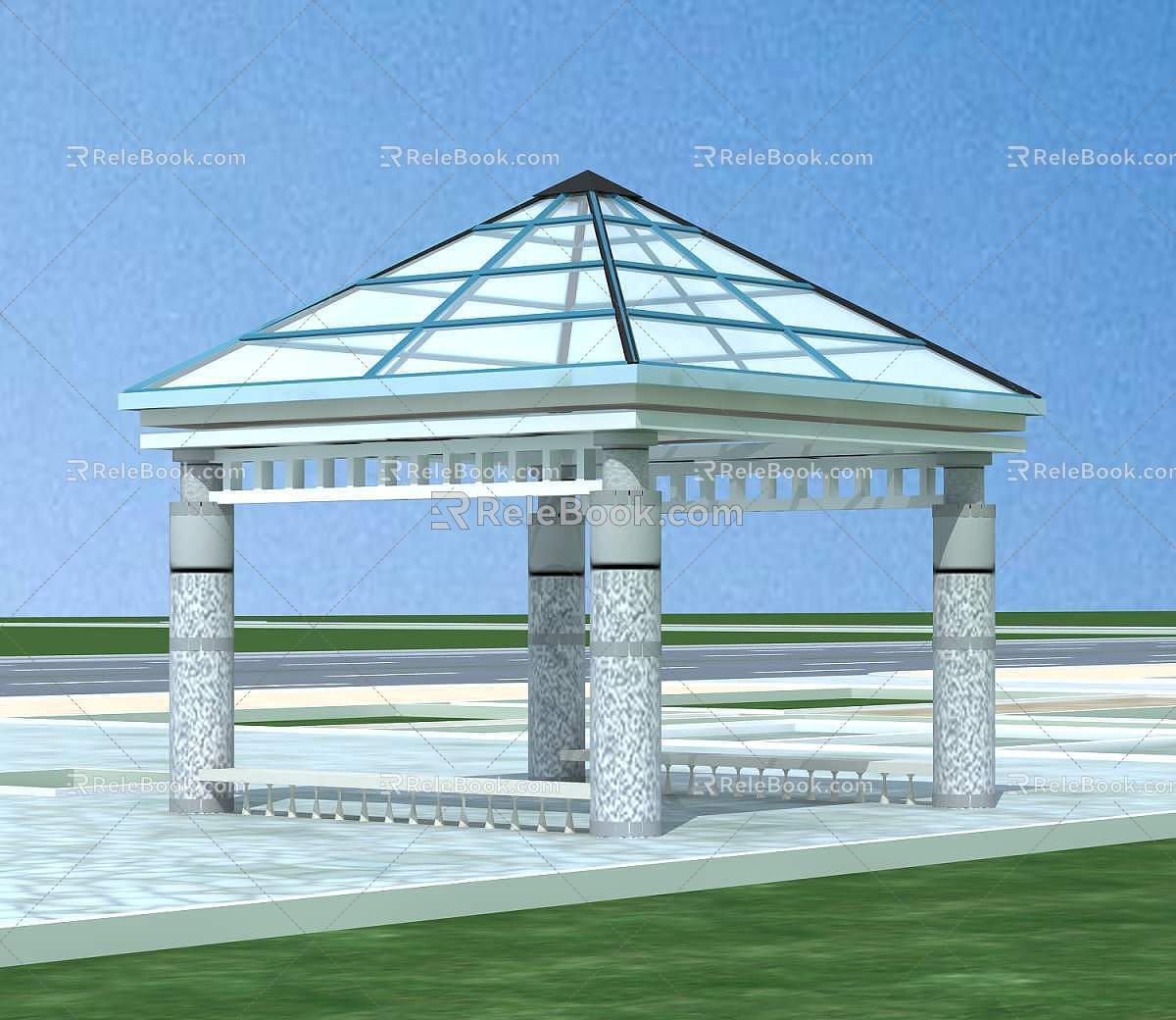 Gazebo 3d model