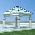 Gazebo 3d model