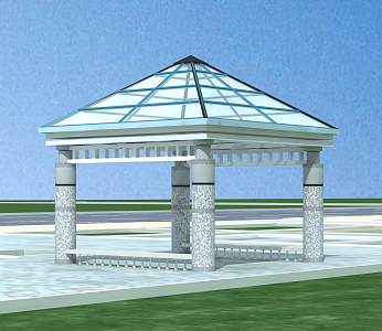 Gazebo 3d model