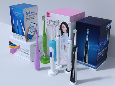 Modern electric toothbrush model