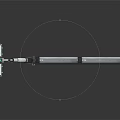 Sturdy Adjustable Mechanical Arm With Rotating Joints And Metal Mounting Plate