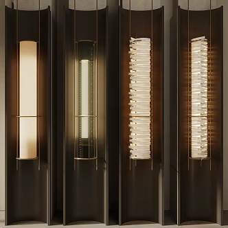 Modern Light Luxury Wall Lamp Light Luxury Italian Style Wall Lamp Metal Wall Lamp Long Strip Wall Lamp Aisle Wall Lamp New Chinese Style Wall Lamp 3d model