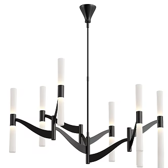 Modern chandelier Brenta Grande chandelier 3d model