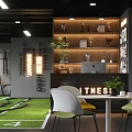 Modern Gym Interior With Multiple Fitness Machines And Seating Area