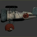 Vintage Blue And Red Toy Airplane With Propeller For Space Aviation Collectors