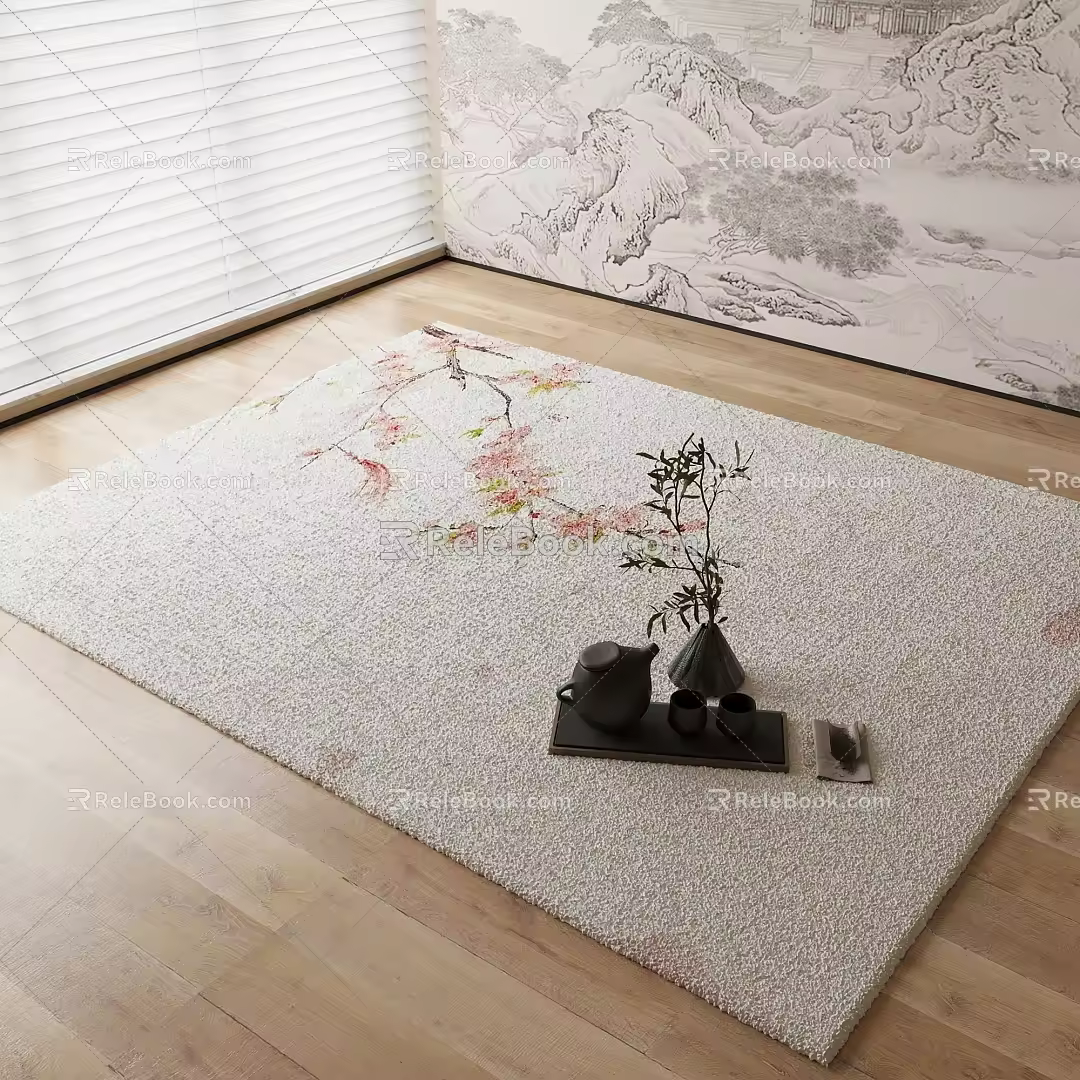 New Chinese Carpet 3d model