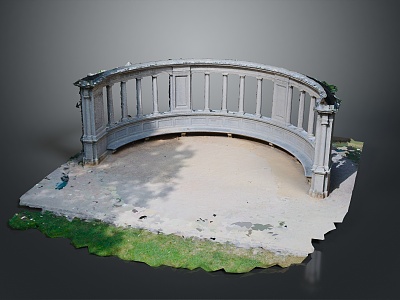 Monuments Sites Ruins Castle Fortress Ancient Castle Ancient Ruins Realistic 3d model