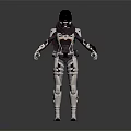 Modern Robot Warrior Mechanical Combat Police Mechanical Armor 3d model