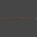 Medieval Circular Spiked Weapon Featuring Wooden Handle Sharp Spikes And Metal Frame
