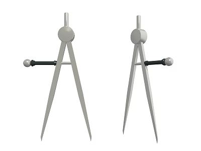 Hardware Tools Metal Adjustable Compasses For Precision Drawing And Measurement 3d model