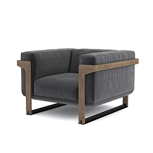 sofa modern sofa single sofa 3d model