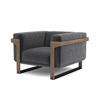 sofa modern sofa single sofa 3d model