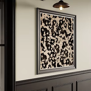 French decorative painting 3d model