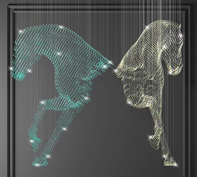 Modern Crystal Chandelier Decorative Crystal Lamp 3d model Modern Crystal Chandelier Decorative Crystal Lamp 3d model