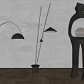 Modern floor lamp Simple floor lamp 3d model