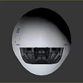 Modern Cockpit Spaceship Cockpit Spaceship Cabin 3d model