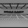 Public Facility Featuring Black And White Truss Commonly Used In Exhibitions