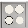 modern ceiling lamp 3d model