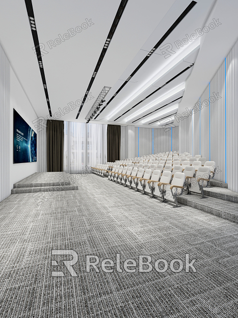 Modern Conference Hall Report Hall model