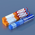 Toothpaste Black toothpaste Fluoride toothpaste Chinese herbal medicine 3d model