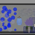 Modern Window Shopping Mall Window Clothing Store Window Commercial Window Beauty Display Window Display 3d model