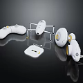 Modern Gamepad Automatic Device Wireless Gamepad 3d model
