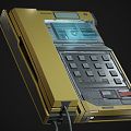 Realistic Cyberpunk Phone 3D Model 3d model