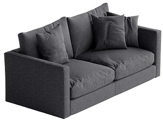 Double sofa 3d model