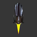 Cartoon Toucan Character With Large Yellow Orange Beak Black White Feathers Open Wings And Claws