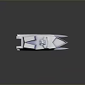 Advanced Modern Streamlined Catamaran Vessel With Sleek Hull And Cockpit Design