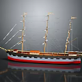 modern ship ancient ship ancient warship large ancient ship ancient warship 3d model