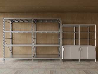 Storage Shelf Storage Room Storage Rack 3d model