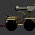 Military Weapon Armored Off Road Vehicle With Cannon And Heavy Armor