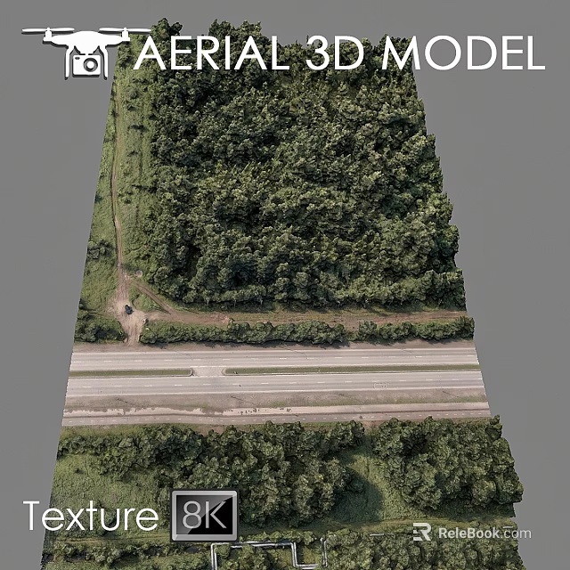 Elegant Garden Decor Features Lush Trees Along Pathway And Green Grass 3d model