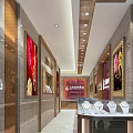 Luxury Modern Jewelry Store Interior With Glass Showcases And Elegant Jewelry Displays