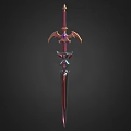Red Sword 3d model