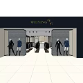 WEIYING Clothing Store Window Mannequins And Modern Fashion Apparel
