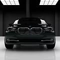 Modern Dark Sedan With Sleek Body Design In Showroom Lighting And Reflective Floor