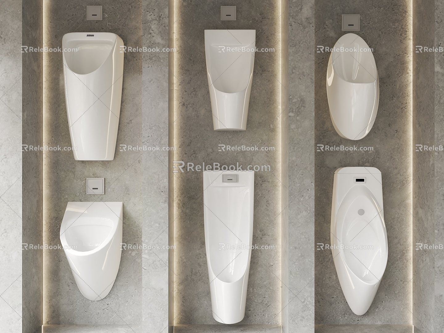 Urinal urinal urinal urinal toilet sanitary ware 3d model