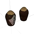 Old wine jar old object 3d model