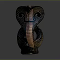 snake cobra venomous snake python reptile cold-blooded animal reptile 3d model