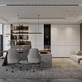 Modern Manager's Office 3d model