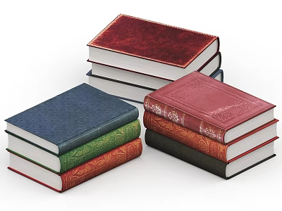 Books Books Ancient Books Old Books Classic Ancient Books Retro Books Retro Books Book Ornaments 3d model
